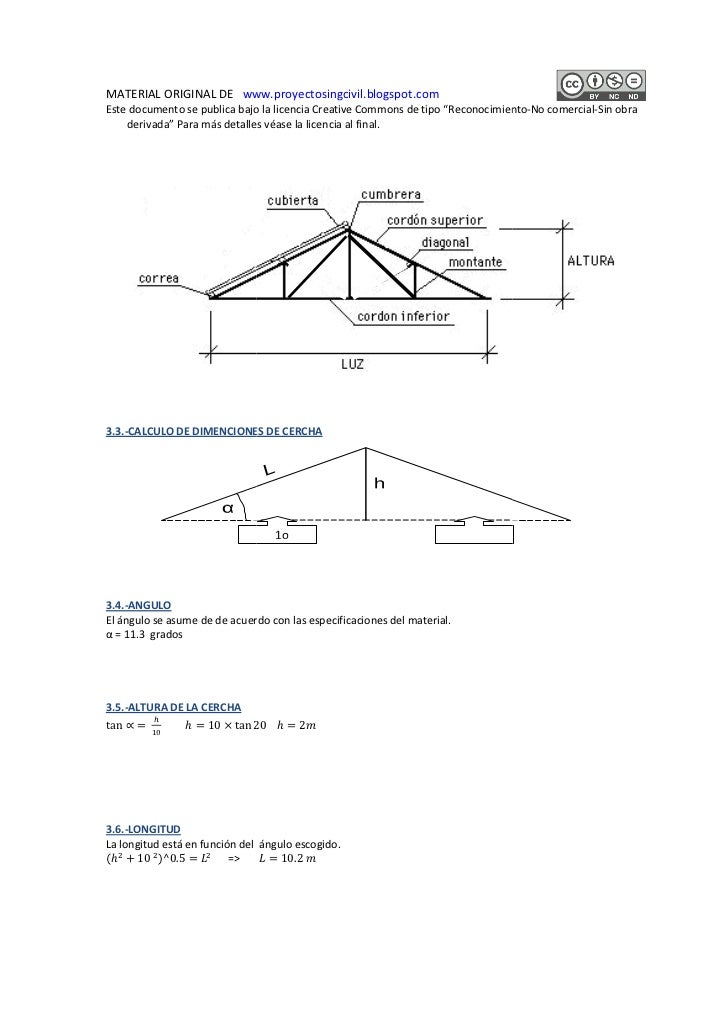 Diseño estructural de una cubierta metalica