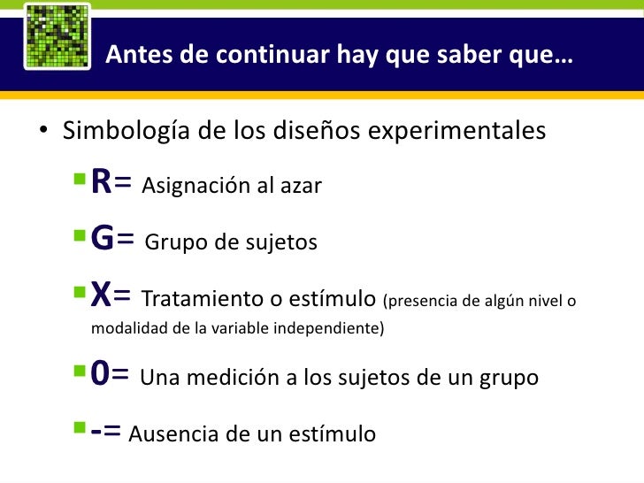 Diseños de investigación