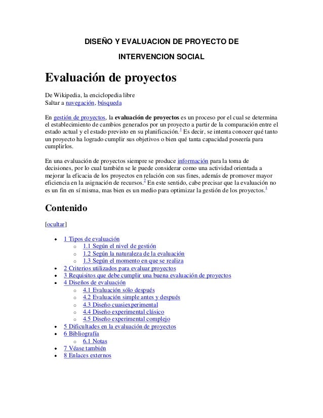 DISENO DE PROYECTOS diseno de proyectos: