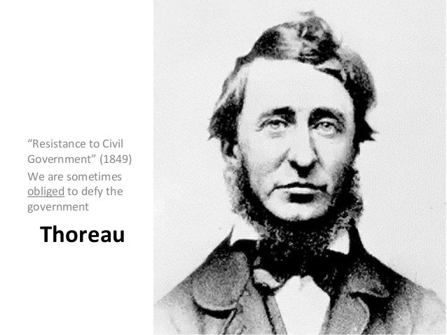 Civil disobedience by henry david thoreau essay example 