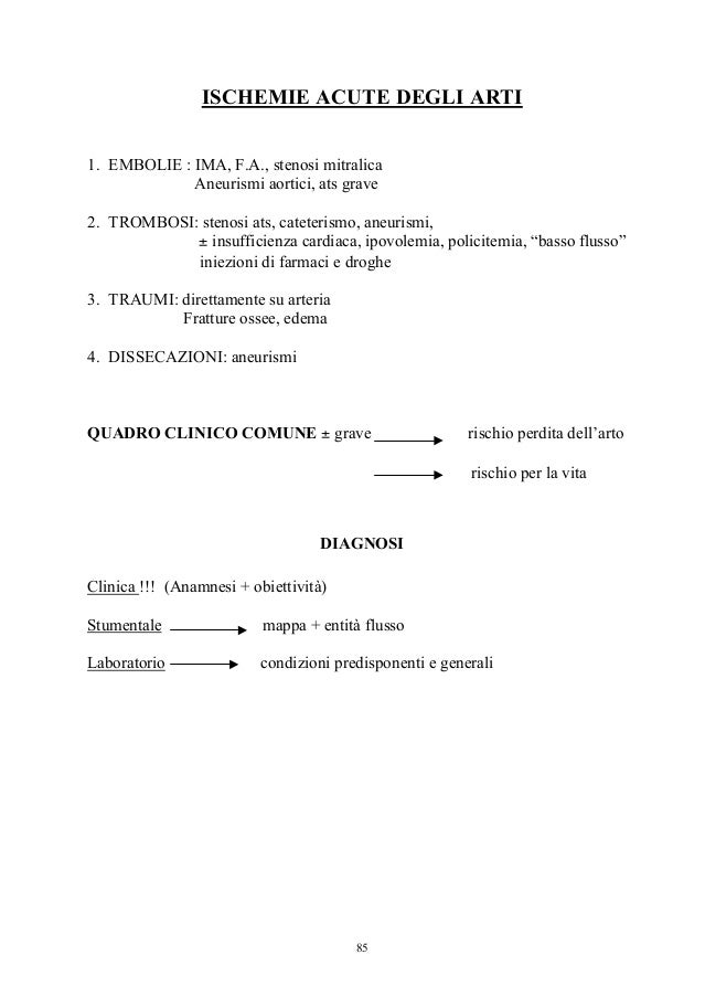 Trombosi di vene profonde e modo di vivere