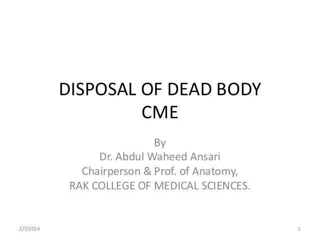 dispose of dead disposal of dead i dispose of dead disposal of dead i