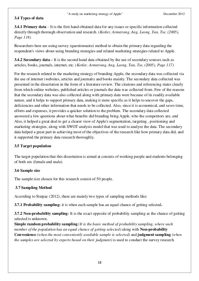 How to prepare the analysis chapter of a dissertation