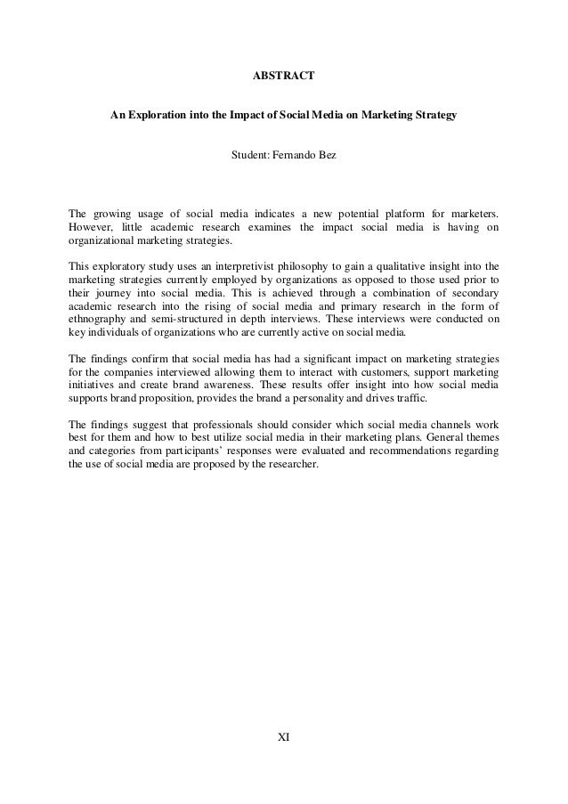 social media dissertation
