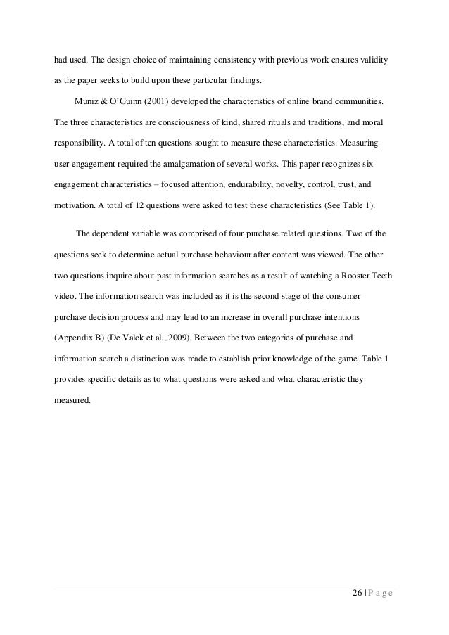 Concept paper for dissertation