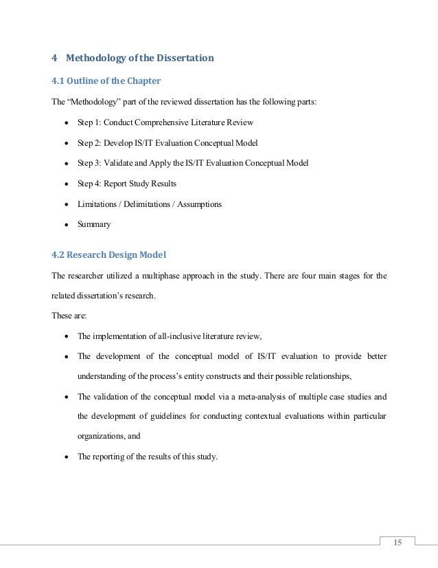 Analytical dissertation