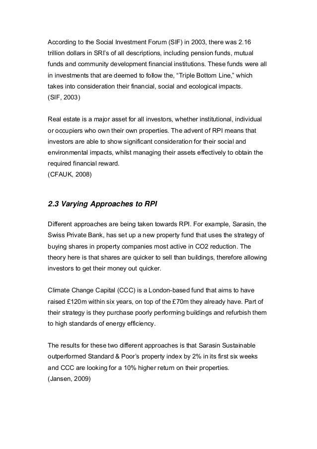 Dissertation report mutual funds