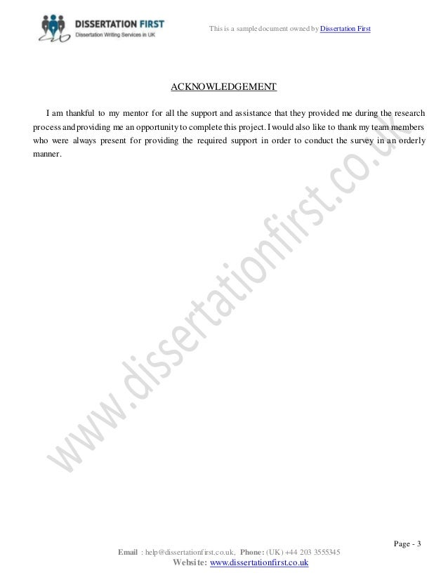 Dissertation Prospectus - Center for Research Quality - Walden