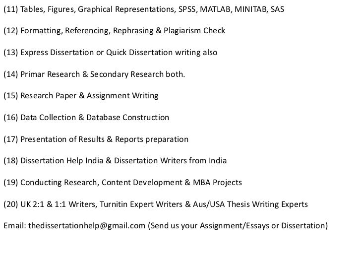 Thesis research paper ideas