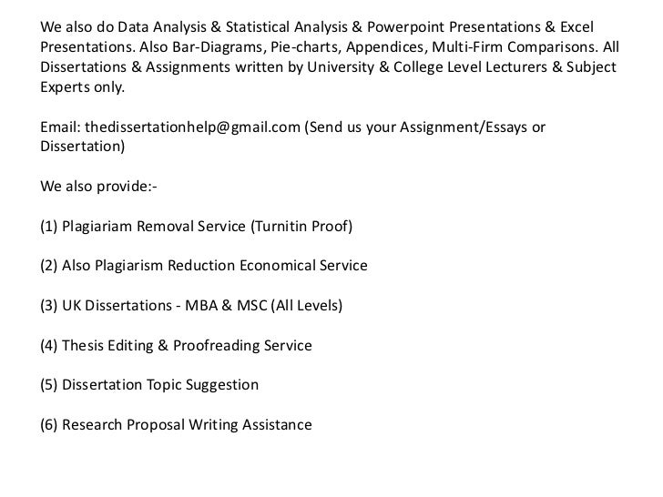 Thesis samples for mba