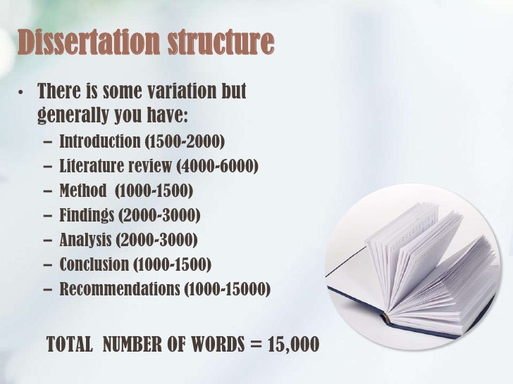 Introduction of dissertation structure