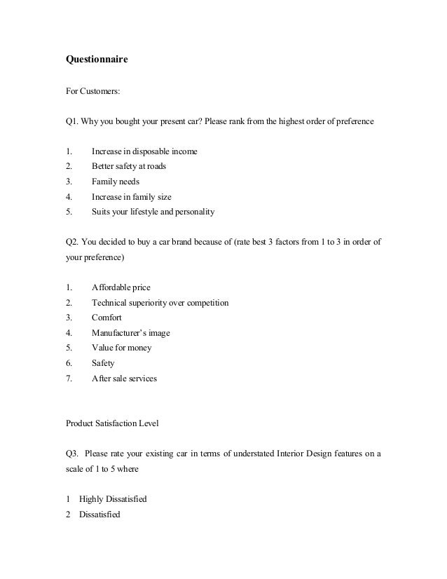 Buy a dissertation online questionnaire