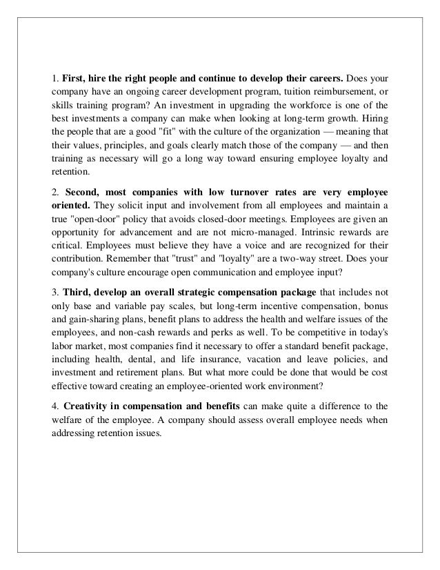 dissertation report employee retention dissertation report employee retention