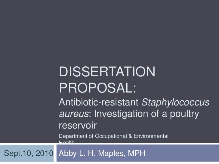 Phd thesis on staphylococcus aureus