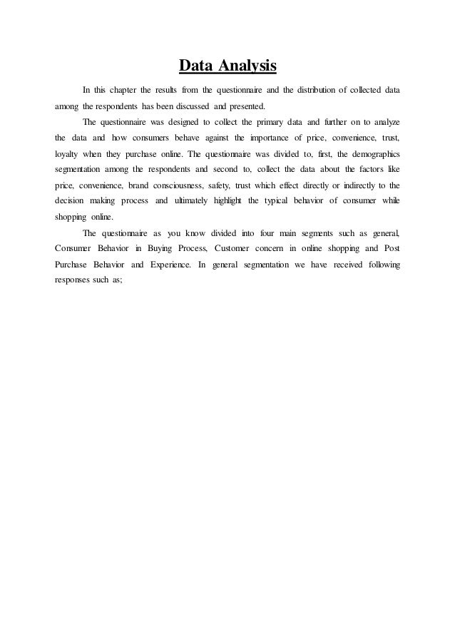 Consumer buying behaviour dissertation