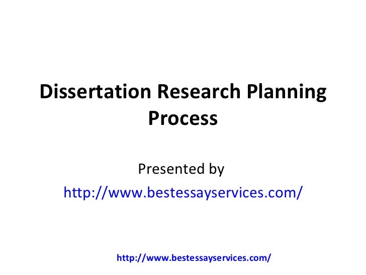 Dissertation research process