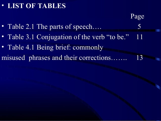 Parts Of Dissertation
