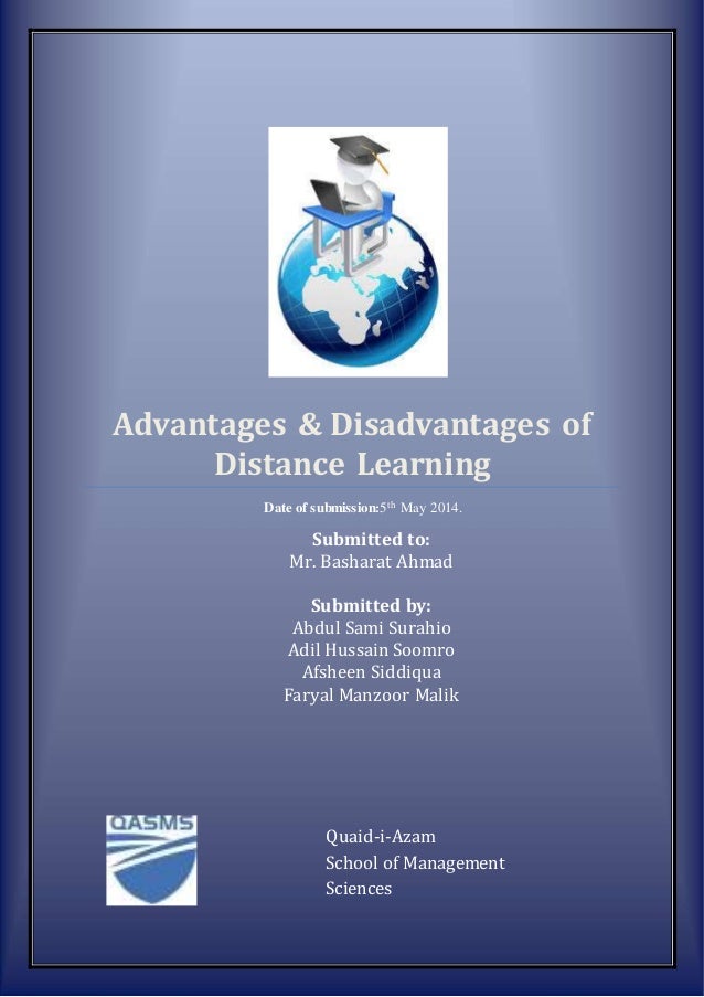 Distance education thesis
