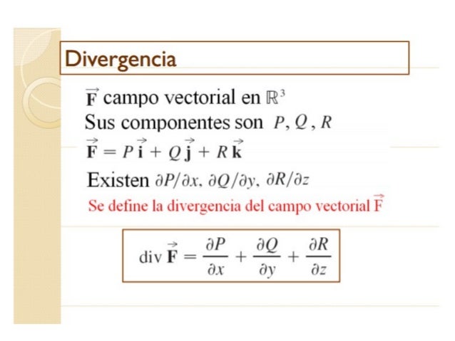Divergencia y rotacional