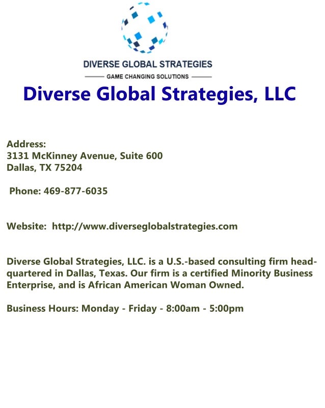 Global diversity management strategy