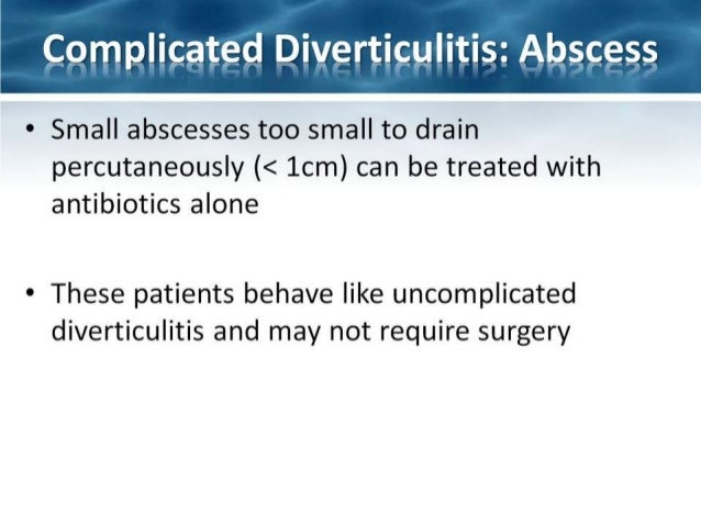 Cipro Flagyl Diverticulitis