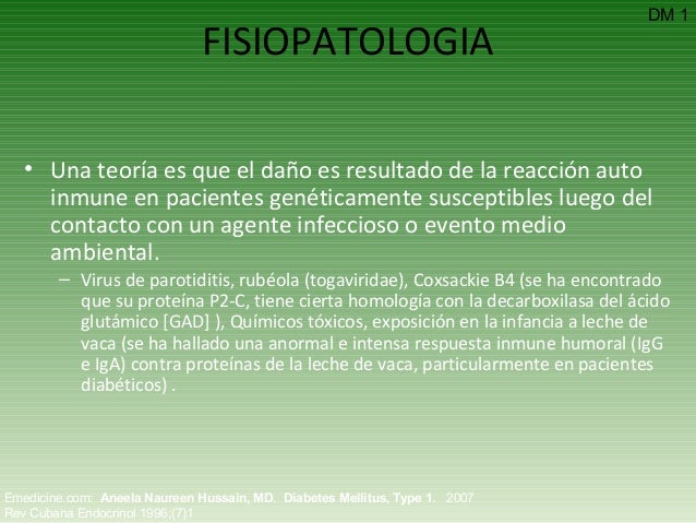 Diabetes Mellitus tipo 1 y 2 Diabetes Mellitus tipo 1 y 2
