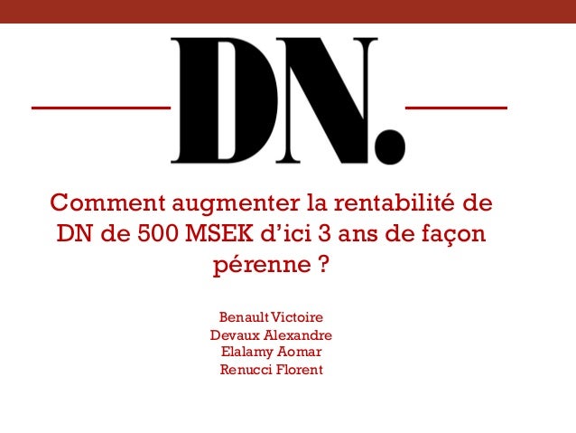 comment augmenter la dn