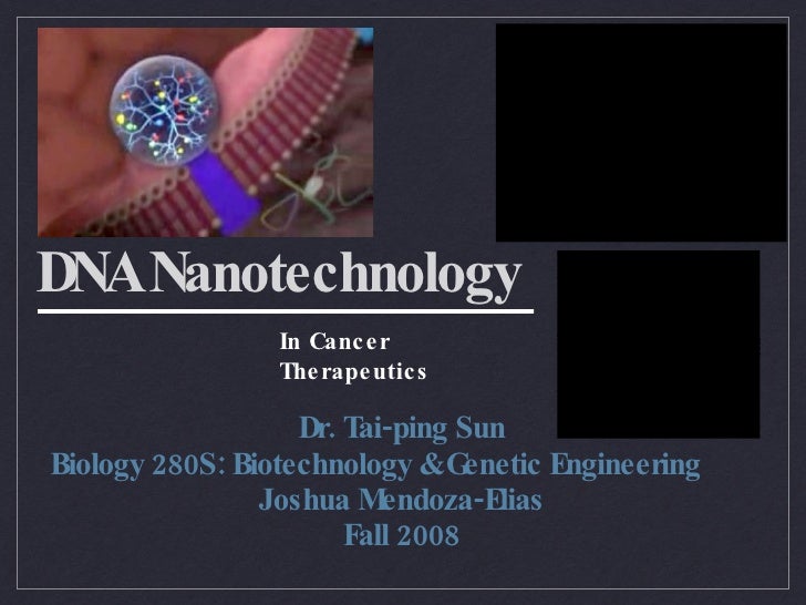 Paper presentation on nanotechnology and cancer genes