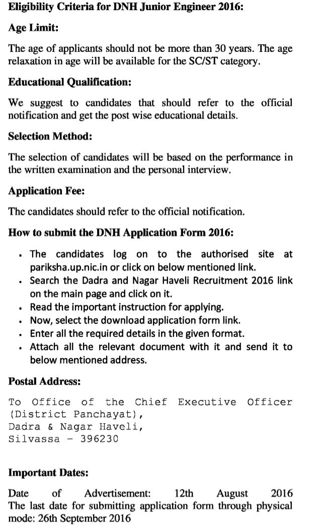 Dnh recruitment 2016 latest gram sevak and other posts exam result
