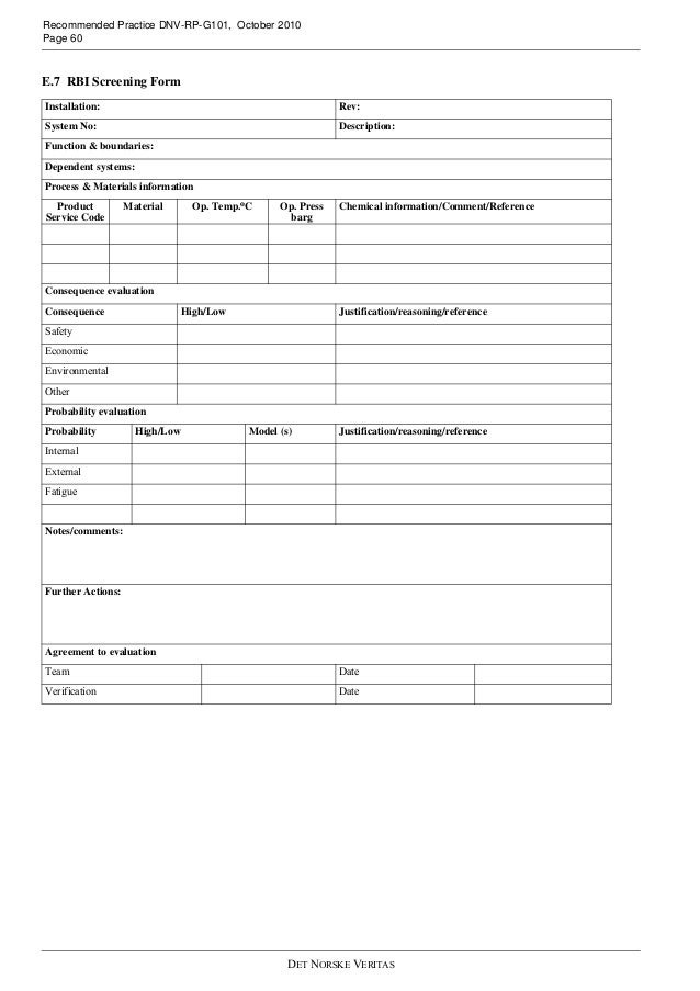 description form of material