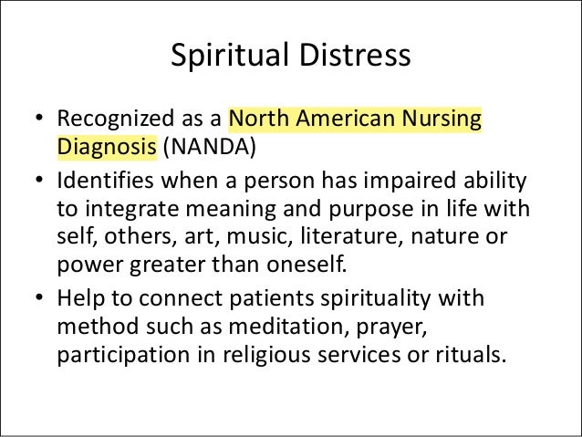 Spiritual Distress 117