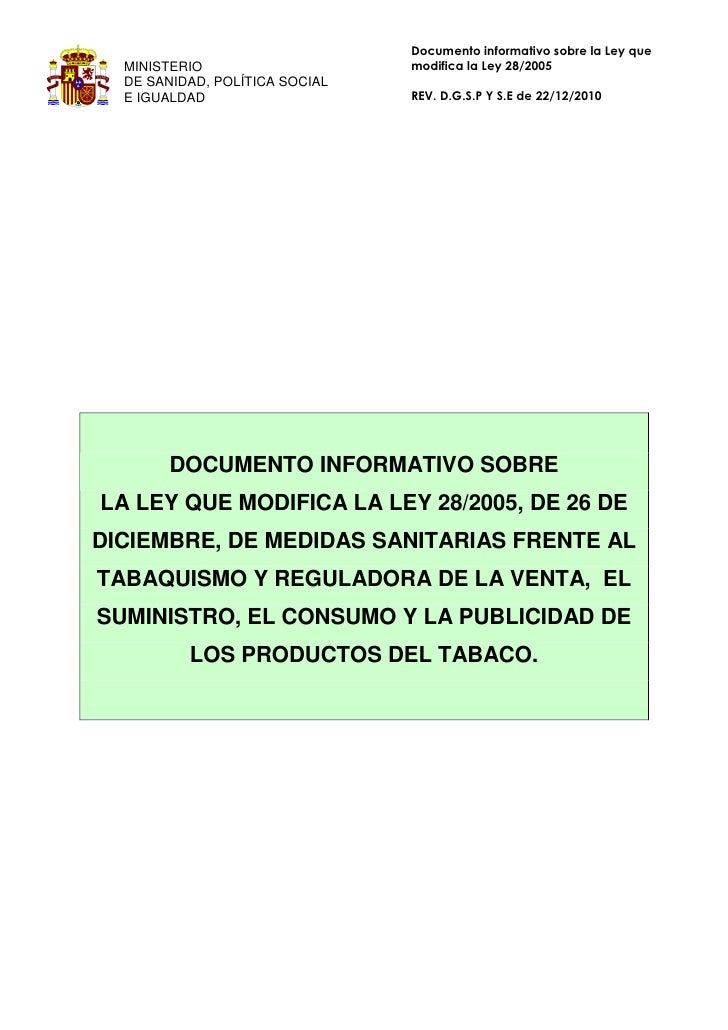 LEY 28 2005 BOE ley 28 2005 boe: