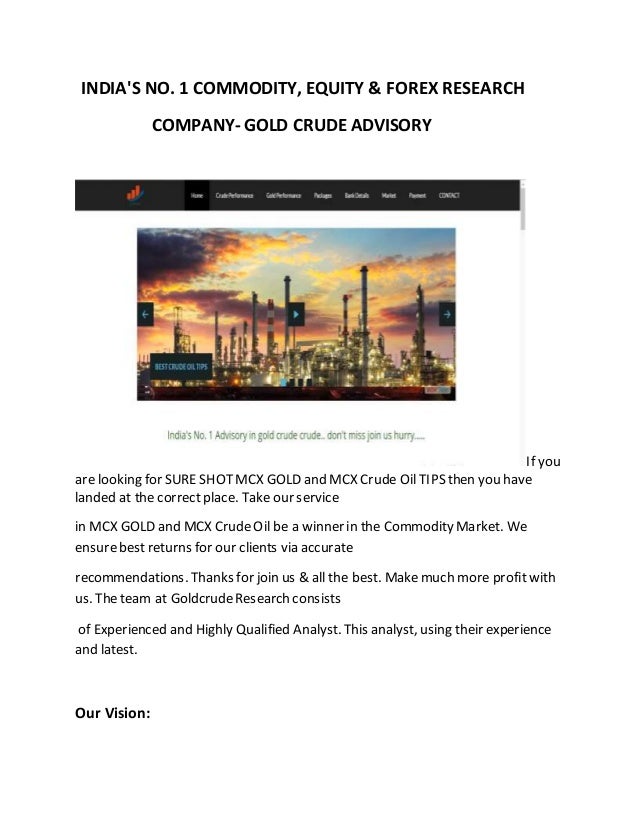 Forex advisory india