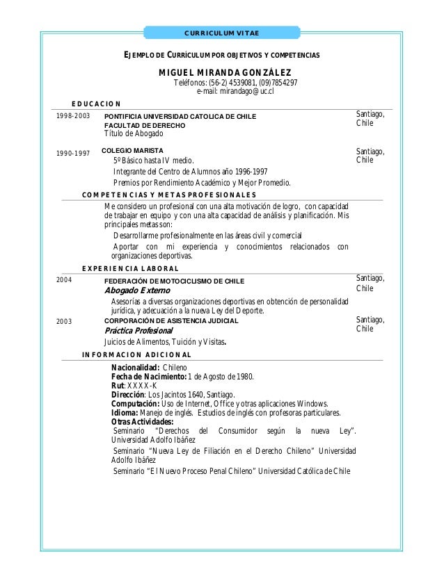 como construir un curriculum vitae 8 638