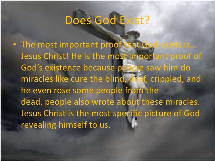 Essay on does god really exist