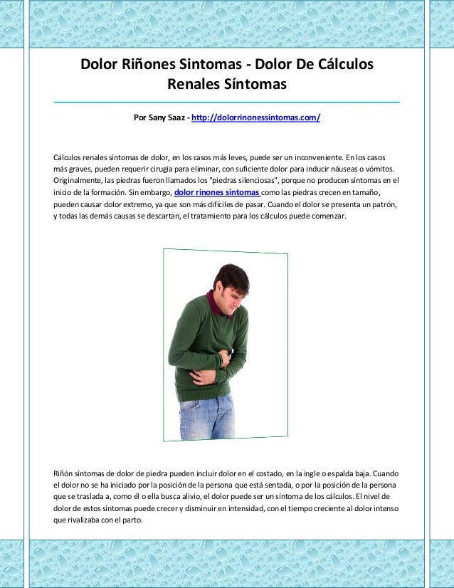 Duele el lado el vientre la espalda