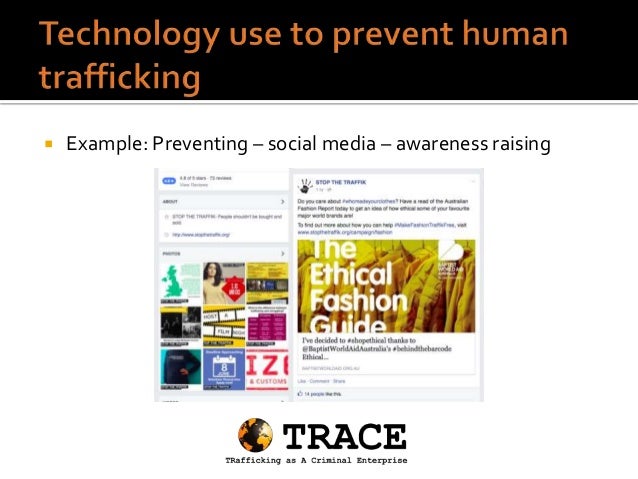 Human trafficking vs technology
