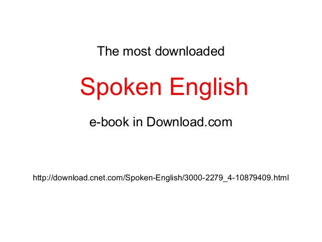 Spoken English Free Ebook Pdf Converter