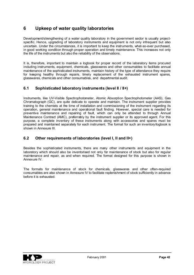 m manual o water supply