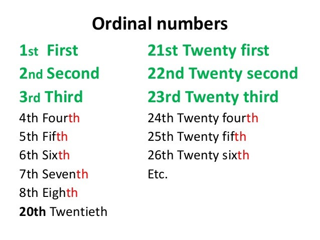 Do you know the numbers?