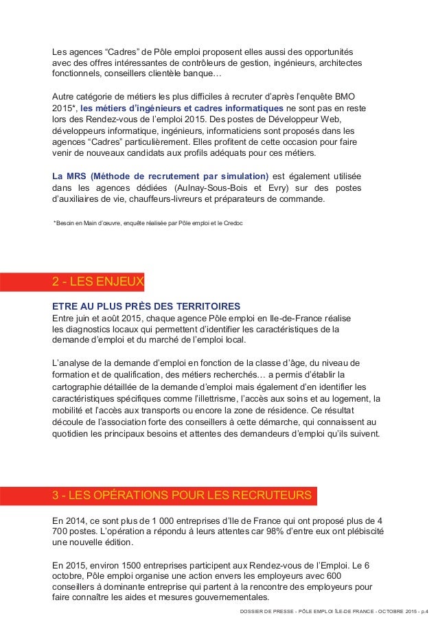 Les rendezvous de lemploi 2015 ~ Pole Emploi Cadre Bois Colombes Les rendezvous de lemploi 2015 ~ Pole Emploi Cadre Bois Colombes