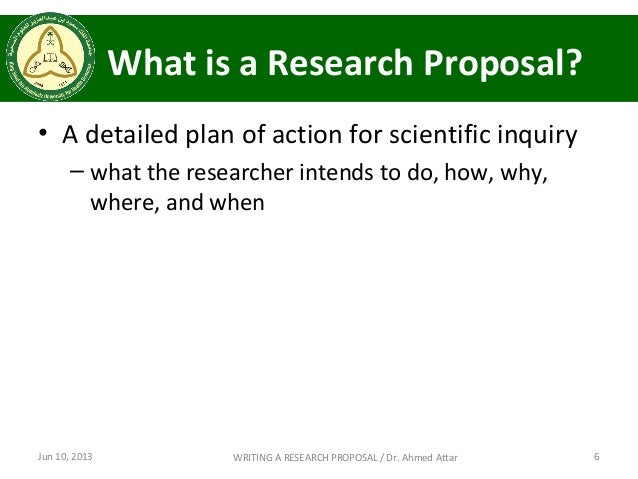 Detailed research proposal