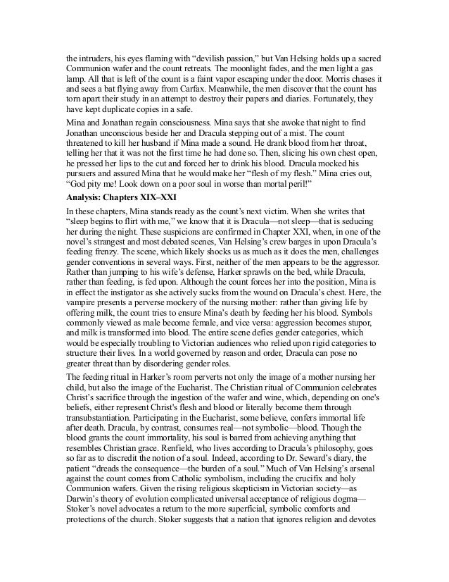 Essays on dracula