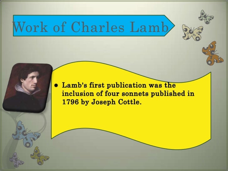 Charles lamb as a personal essayist in my relations