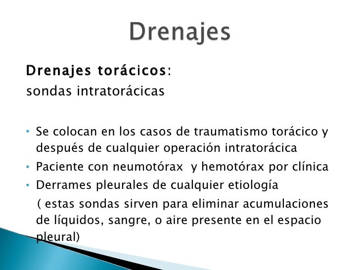 Drenajes semi