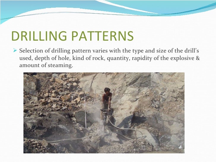 Drilling and blasting powerpoint 2003