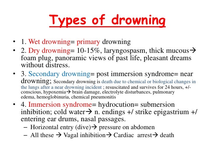 Drowning