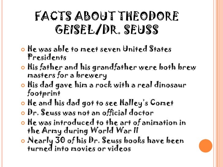 Theodor Geisel aka Dr. Seuss by Maisey Michelz