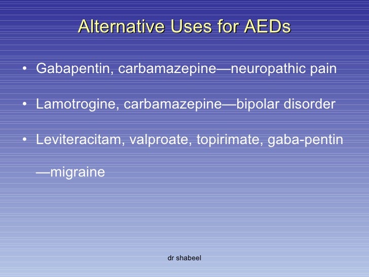 gabapentin bipolar disorders