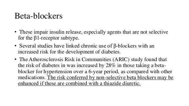 are beta blockers a diuretic